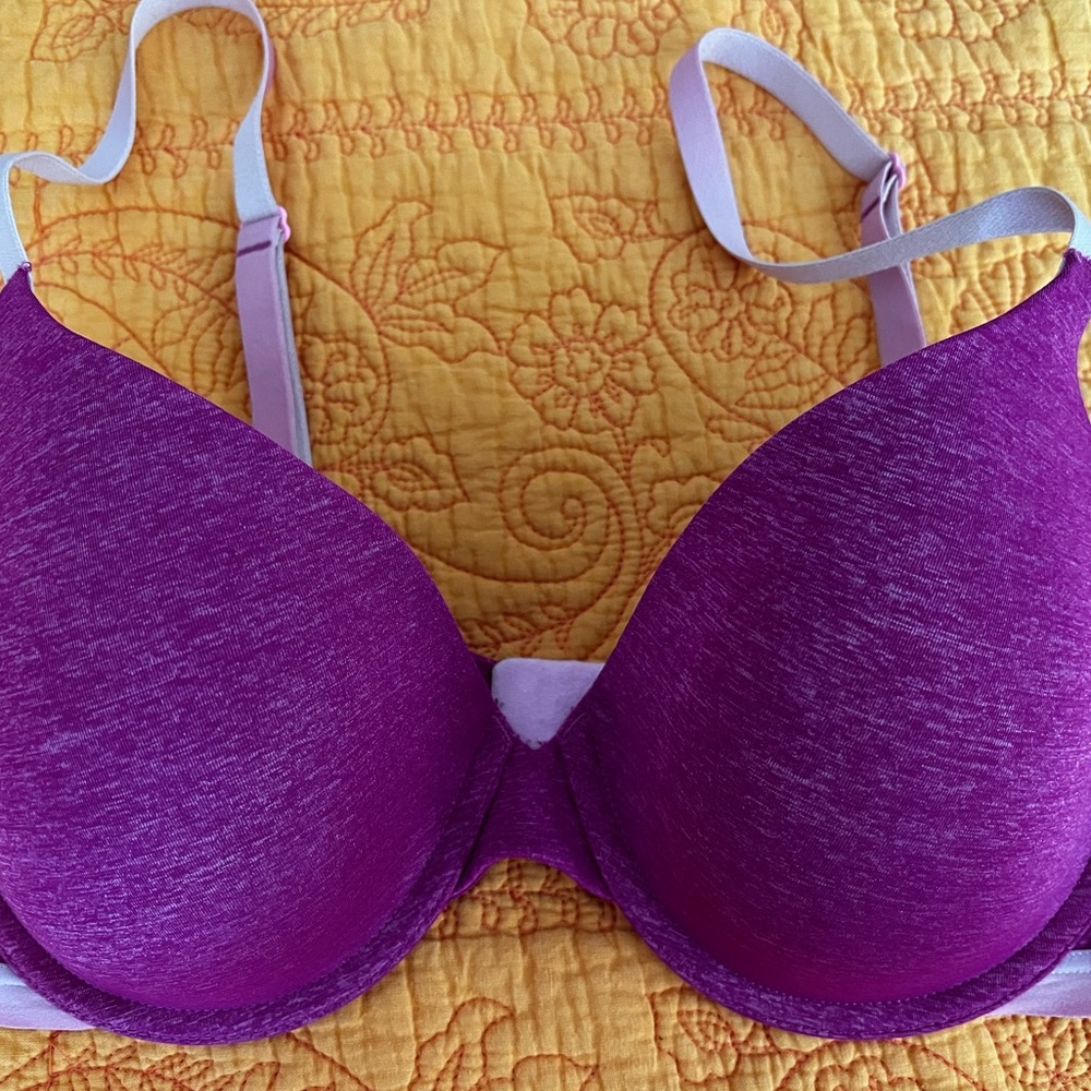 Victoria’s Secret Uplift Semi-Demi Purple Bra - Size 34D